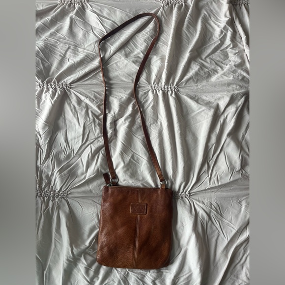 Brown Leather Crossbody Bag - Picture 6 of 13